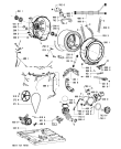 Схема №1 WAB 1210 с изображением Рамка для стиральной машины Whirlpool 481010370255