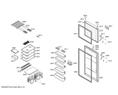 Схема №3 BD2608TE с изображением Петля двери для холодильника Bosch 00623533