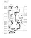 Схема №1 FMF141(0) с изображением Покрытие для электрокофеварки Krups MS-5370808