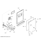 Схема №6 SRI45T15EU с изображением Передняя панель для электропосудомоечной машины Bosch 00447682