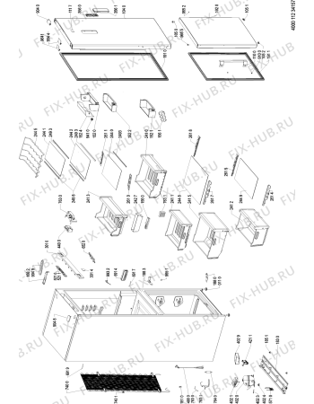 Схема №1 H9 A3D I H O3 с изображением Сенсорная панель для холодильной камеры Whirlpool 481011045117