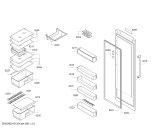 Схема №2 KSR38S71 с изображением Ручка двери для холодильной камеры Bosch 00249679