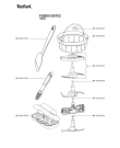 Схема №5 FE900138/701 с изображением Корпусная деталь для электрокомбайна Tefal MS-8080017290