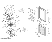 Схема №4 KG56FPI40 Siemens с изображением Дверь морозильной камеры для холодильника Bosch 00778240