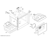 Схема №5 P1HEB89051 с изображением Набор кнопок для электропечи Bosch 00610358