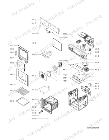 Схема №1 AKP283/NA с изображением Обшивка для электропечи Whirlpool 481245248775