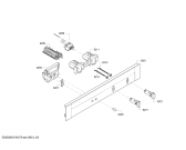 Схема №5 B15M42N0AU с изображением Панель управления для электропечи Bosch 00671493