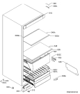 Схема №4 S44000KDW0 с изображением Панель ящика для холодильной камеры Aeg 2109277356