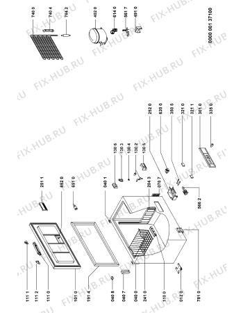 Схема №1 WCN917 (F090713) с изображением Руководство для холодильника Indesit C00354833