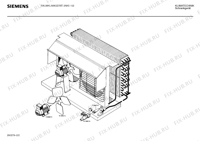 Взрыв-схема стиральной машины Siemens Ag 2NK5102 - Схема узла 02