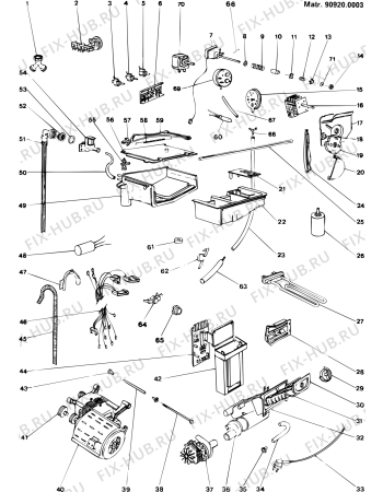 Схема №2 ILB6TXBES (F014189) с изображением Обшивка для стиралки Indesit C00050816