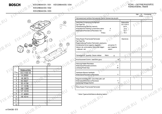 Схема №3 KSV29644 с изображением Дверь для холодильника Bosch 00219614