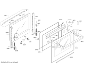 Схема №6 HBG73B550F с изображением Панель управления для духового шкафа Bosch 00708342