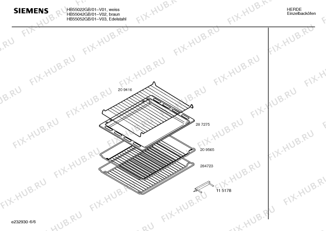 Схема №6 HB55052GB с изображением Панель управления для плиты (духовки) Siemens 00353890