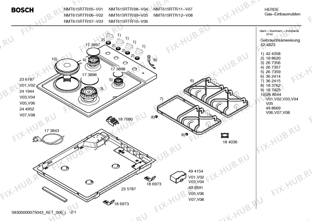 Схема №2 EC11150TR с изображением Переключатель для духового шкафа Siemens 00490729