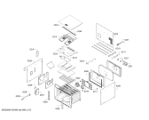 Схема №3 BM270130 с изображением Дверь для электропечи Bosch 00688700