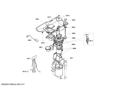 Схема №9 C7660N1 с изображением Панель для электрокофемашины Bosch 00666555