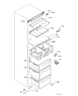 Схема №1 ERA40101W с изображением Ящик (корзина) для холодильника Electrolux 2426354052