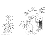 Схема №6 KAN58A40J Side by side с изображением Тепловой предохранитель для холодильной камеры Bosch 00606111