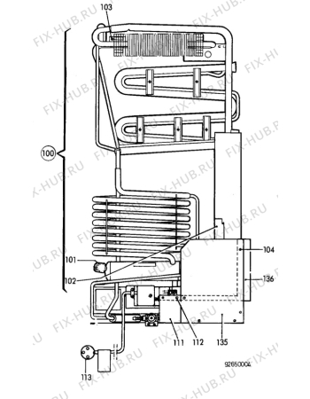 Взрыв-схема холодильника Electrolux RM3500 - Схема узла C20 Cold, User manual E