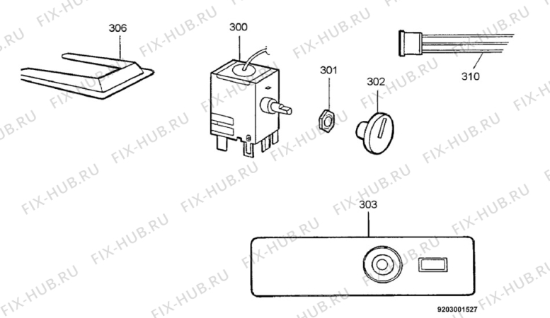 Взрыв-схема холодильника Zanker ZKC220D - Схема узла Electrical equipment 268