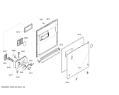 Схема №6 SE5BY25 с изображением Передняя панель для посудомойки Bosch 00426010