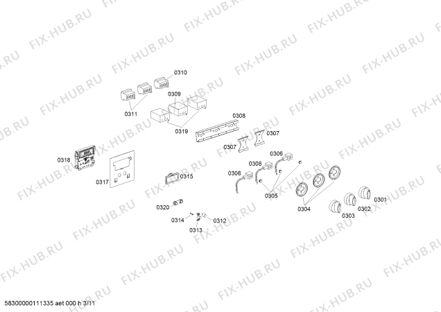 Схема №9 F3470N0 Neff с изображением Труба для плиты (духовки) Bosch 00446623
