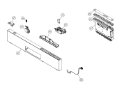 Схема №1 D3230 AU   -SS BiH (900001261, DW20.3AU) с изображением Сенсорная панель для электропосудомоечной машины Gorenje 261333