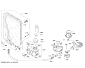 Схема №5 SMS86M62DE с изображением Набор кнопок для посудомойки Bosch 00619941