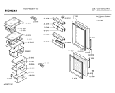 Схема №3 KG31V491 с изображением Дверь для холодильной камеры Siemens 00471093