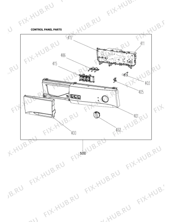 Схема №6 WM126VS с изображением Люк и обрамление для стиралки Whirlpool 482000019929