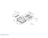 Схема №6 SPV69X10RU Super Silence, Made in Germany с изображением Корзина для посуды для электропосудомоечной машины Bosch 00773760
