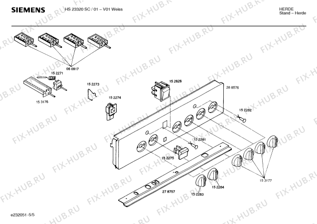Схема №4 HSN102DSC с изображением Переключатель для плиты (духовки) Siemens 00152626