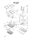 Схема №8 KRFC - 9010  B с изображением Сенсорная панель для холодильника Whirlpool 482000021579