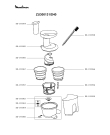 Схема №2 ZU300131/D40 с изображением Чаша для соковыжималки Moulinex SS-193364