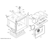 Схема №5 HEA43B451 Bosch с изображением Ручка выбора температуры для электропечи Bosch 00614224