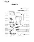 Схема №1 CM450800/87A с изображением Переключатель для кофеварки (кофемашины) Tefal SS-202884