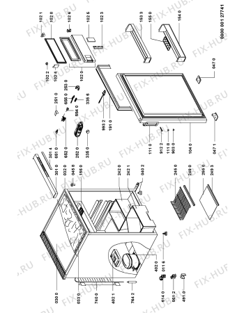 Схема №1 MTG 115 с изображением Элемент корпуса для холодильника Whirlpool 481944269229