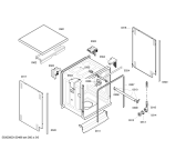 Схема №5 SGS55E12FF с изображением Панель управления для посудомойки Bosch 00664337