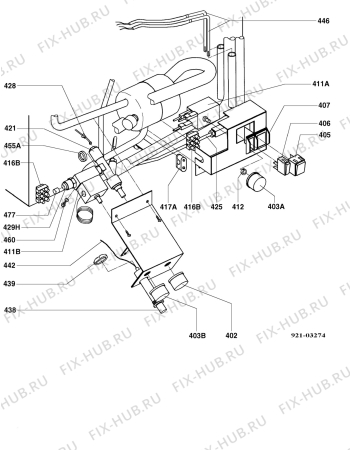 Взрыв-схема холодильника Dometic (N Dc) RM2202 - Схема узла Armature/fitting