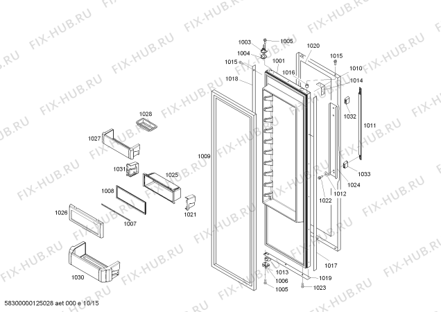 Схема №12 KBUDT4875E с изображением Затвор для посудомойки Bosch 00491905