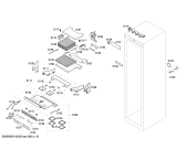Схема №5 RF461200 с изображением Вставная полка для холодильника Bosch 00673220