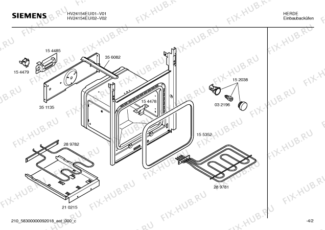 Схема №4 HV11354EU с изображением Ручка конфорки для плиты (духовки) Siemens 00421245
