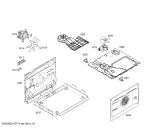 Схема №6 HBN331W0I с изображением Панель управления для духового шкафа Bosch 00749478