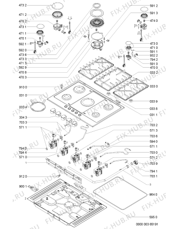 Схема №1 AKT717IX (F091958) с изображением Инструкция по эксплуатации для духового шкафа Indesit C00368753