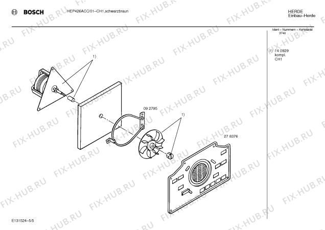 Схема №5 HEP420A с изображением Переключатель для плиты (духовки) Bosch 00059340