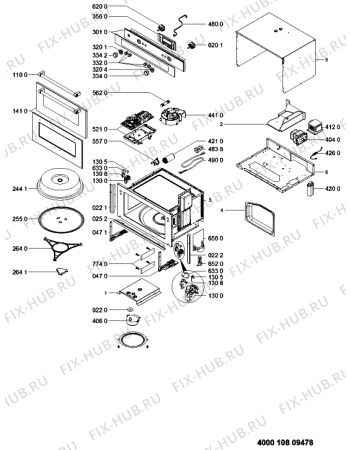 Схема №1 KMMXX 38600 с изображением Дверь для микроволновки Whirlpool 488000519858