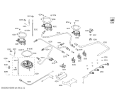 Схема №2 PCH615B9TL 3G+1W BO60F TIGER с изображением Форсунки для жидкого газа для духового шкафа Bosch 00626926