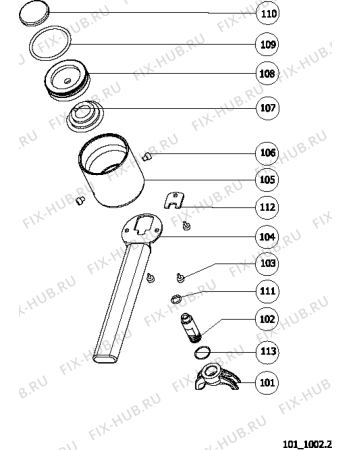 Схема №6 SCM60 (F028878) с изображением Трубка для электрокофеварки Indesit C00259277