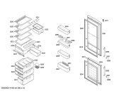 Схема №3 3KEP6863 с изображением Дверь для холодильной камеры Bosch 00710259